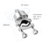 Aluminum Alloy 360 Degree Rotating Base Bike Camera Mount for Action Camera