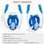 Kids Double Tube Full Dry Silicone Diving  Snorkeling Mask Swimming Glasses