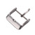 5pcs IP Plated Stainless Steel Pin Buckle Watch Accessories, Color: Silver 12mm