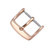 5pcs IP Plated Stainless Steel Pin Buckle Watch Accessories, Color: Silver 12mm
