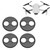 Sunnylife MM-Q9239 Dust-proof Waterproof Aluminum Alloy Motor Cover for DJI Mavic Mini / Mini 2