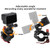 Sunnylife Sports Camera Universal Bicycle Clamp 360 Rotation 19-35mm Clip for DJI Action / Insta360 / GoPro