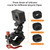 Sunnylife Sports Camera Universal Bicycle Clamp 360 Rotation 19-35mm Clip for DJI Action / Insta360 / GoPro