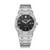 CAGARNY 6885 Simple Stone Surface Quartz Steel Band Watch For Men