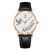 YAZOLE 360 Leather Band Dove of Peace Diamond Lady Watch