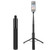 PULUZ 1.22m Retractable Invisible Selfie Stick with Tripod For Insta360 X4 / X3