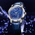 OLEVS 9923 Luminous Starry Dial Automatic Mechanical Men Watch