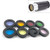 Datyson Astronomical Telescope Accessories 1.25 inch Planet Moon Nebula Filter Neutral Edition, A Set of 8 Colors