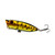 HENGJIA Artificial Fishing Lures Popper Bionic Fishing Bait with Hooks, Length: 5 cm, Random Color Delivery