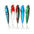 HENGJIA Plastic Artificial Fishing Popper Bionic Lures Environmentally Friendly Fishing Bait with Hooks, Length: 9 cm, Random Color Delivery