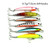 HENGJIA Set002 43 PCS Sequin Set Metal Sequins False Bait Fresh Sea Bass Fishing Bait Set, Length: 5 to 10.5cm, Bagged