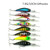 HENGJIA Set002 43 PCS Sequin Set Metal Sequins False Bait Fresh Sea Bass Fishing Bait Set, Length: 5 to 10.5cm, Bagged