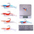 HENGJIA SO077 6cm 3g Lead Wrapped Shrimp Soft Lure Sea Bass Fake Lure