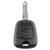 For PEUGEOT 206 2 Buttons Intelligent Remote Control Car Key with Integrated Chip & Battery, Frequency: 433MHz