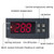 MH-1210W Digital LCD Temperature Controller Thermocouple Thermostat Regulator with Sensor Termometer, Temperature Range: -50 to 110 Degrees Celsius
