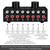 B026 6 Input 2 Output Or 2 Input 6 Output Audio Signal Source Selection Switcher RCA Port