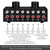 B026 6 Input 2 Output Or 2 Input 6 Output Audio Signal Source Selection Switcher RCA Port