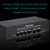 B042 4-in 2-out Power Amplifier Sound Switcher Loudspeaker Switch Distributor, 300W Per Channel Lossless Sound Quality