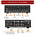 3-Channel Mixer Front Stereo Amplifier High / Mid / Bass Adjuster, USB 5V Power Supply, US Plug