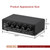 3-Channel Mixer Front Stereo Amplifier High / Mid / Bass Adjuster, USB 5V Power Supply, US Plug