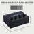 1-In 4-Out Front Stereo Signal Amplifier, Independent Output Volume Adjustment RCA Interface No Loss  Allocator, US Plug