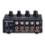 1-In 4-Out Front Stereo Signal Amplifier, Independent Output Volume Adjustment RCA Interface No Loss  Allocator, US Plug