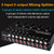 5 In 5 Out Audio Signal Selector Sound Mixing Distribute Device Input Independent Switch