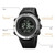 Shimei 2096 Multifunctional Men 50M Waterproof Compass Noctilucent Digital Wrist Watch