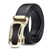 Dandali GD835 Men Automatic Buckle Double Edge Wrapping Leather Belt Waistband, Length: 120cm