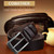 COWATHER XF018 Men Casual Business Pin Buckle Cowhide Belt,Length: