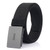 AWMN Men Nylon Canvas Cargo Jeans Casual Buckle Belt