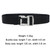Outdoor Leisure Aluminum Alloy Safety Buckle Belt, Length: