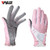 PGM One Pair Golf Non-Slip PU Leather Gloves for Women (Color:Yellow Size:21)