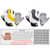 GIYO S-14 Bicycle Half Finger Gloves GEL Shock Absorbing Palm Pad Gloves