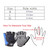 YIZIMI Anti-shock Half-finger Gloves Cycling Silicone Short Finger Gloves