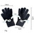 Fall Winter Couple Students Magnetic Warm Gloves Cute Dolls Outdoor Hand In Hand Mittens