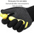 5pairs Outdoor Breathable Non-slip Particle Silicone Hiking Riding Nylon Gloves Thin Mittens