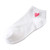Cute Socks Heart Pattern Breathable Cotton Socks Ankle-High Casual Socks
