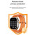 WS-E9 Ultra 2.2 inch IP67 Waterproof Ocean Silicone Band Smart Watch, Support Heart Rate / NFC