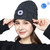 RG5-BL Bluetooth LED Lighting Music Knit Hat Plus Velvet Night Running Lamp Hat