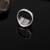 Europe and America Men Classic Alloy High Polished Drip Oil Style Ring, Size: 10, Diameter: 19.9mm, Perimeter: 62.4mm