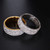 Stainless Steel Eternity Ring For Wedding Band Engagement Promise Crystal And Rhinestones Inlaid Circle Round, 57 mm, US Size:10, Inner Diameter: 20 mm, Perimeter: 62.8 mm