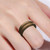 SiR053 V Shaped Grooved Edge Silicone Ring Outdoor Sports Couple Ring