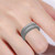 SiR053 V Shaped Grooved Edge Silicone Ring Outdoor Sports Couple Ring