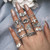 12pcs/set Heart Cross Butterfly Mushroom Spider Open Ring