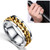 Punk Rock Stainless Steel Rotatable Chain Rings