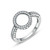 S925 Sterling Silver Womens Inlaid Ring