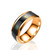 Smart Temperature Ring Stainless Steel Personalized Temperature Display Couple Ring