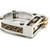 Mechanical Two-Tone Ring Gear Novelty Jewelry Ring, Size: 6