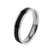 Simple Black White Epoxy Couple Ring Women Titanium Steel Ring Jewelry